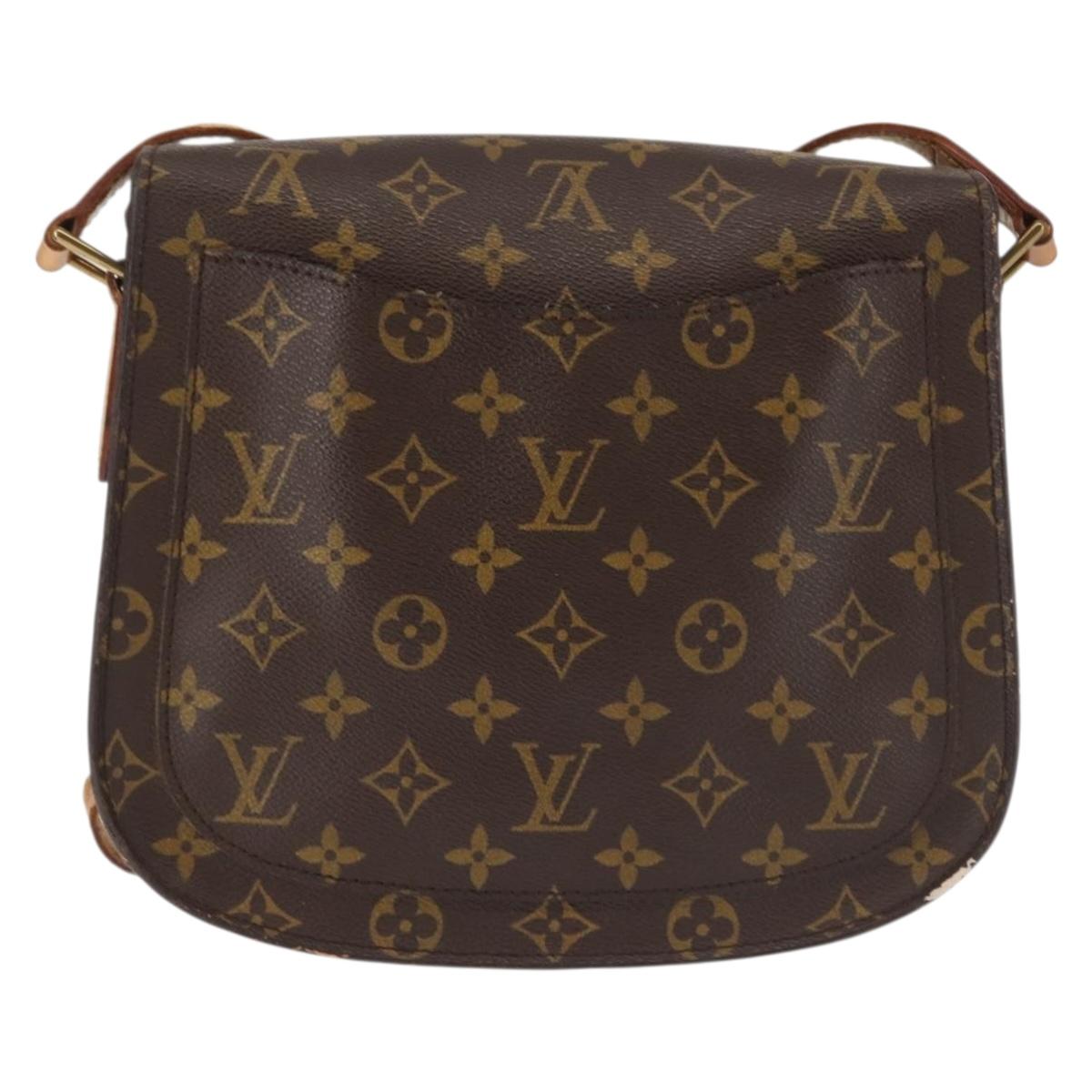 LOUIS VUITTON Monogram Saint Cloud GM Shoulder Bag M51242 LV Auth 143566