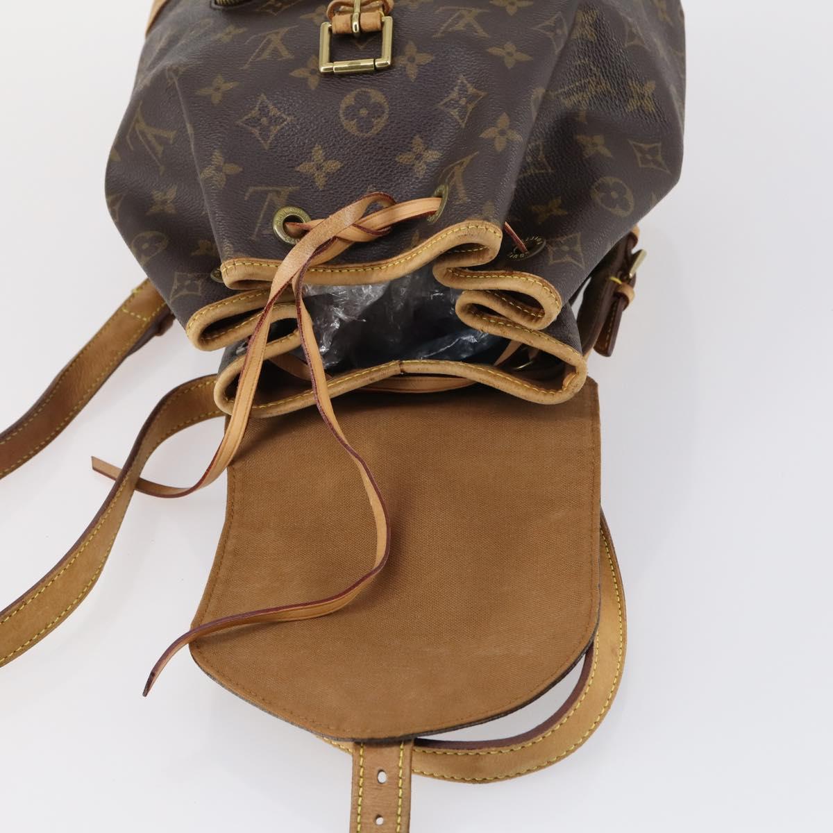 LOUIS VUITTON Monogram Montsouris MM Backpack M51136 LV Auth 143567