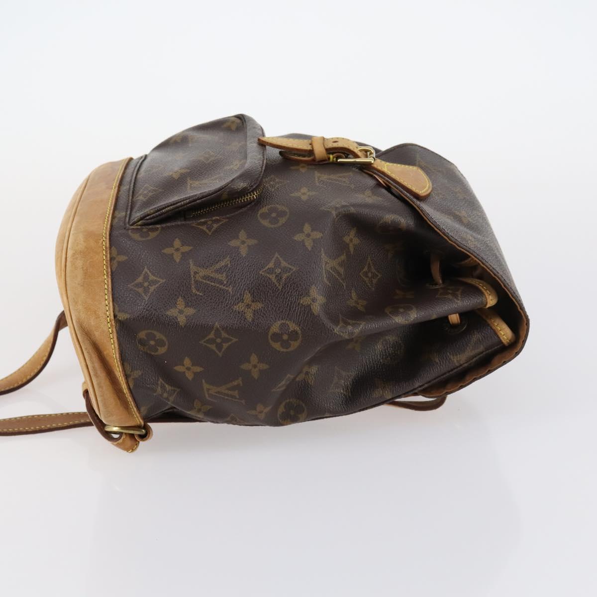 LOUIS VUITTON Monogram Montsouris MM Backpack M51136 LV Auth 143567