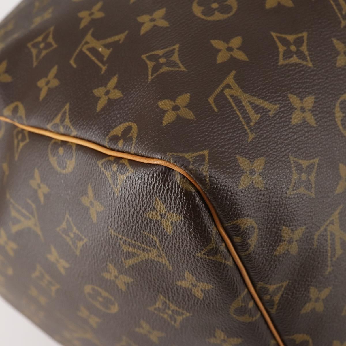 LOUIS VUITTON Monogram Keepall 55 Boston Bag M41424 LV Auth 143569