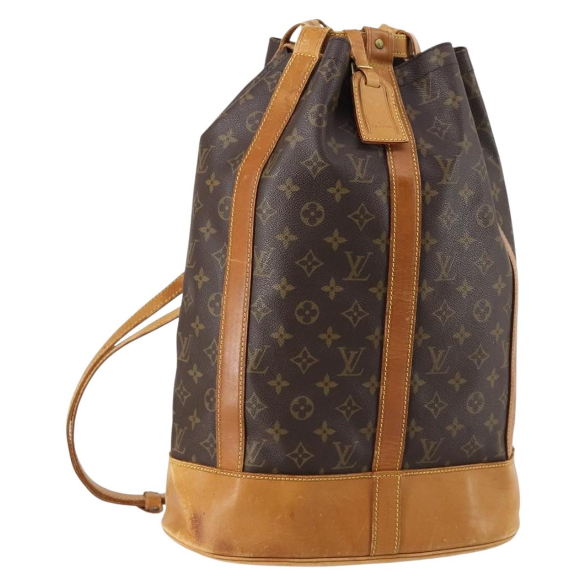 LOUIS VUITTON Monogram Randonnee GM Shoulder Bag M42244 LV Auth 143570