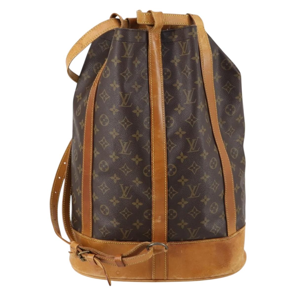 LOUIS VUITTON Monogram Randonnee GM Shoulder Bag M42244 LV Auth 143570