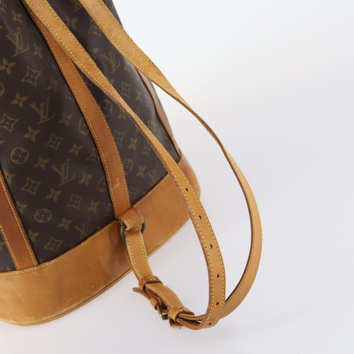 LOUIS VUITTON Monogram Randonnee GM Shoulder Bag M42244 LV Auth 143570