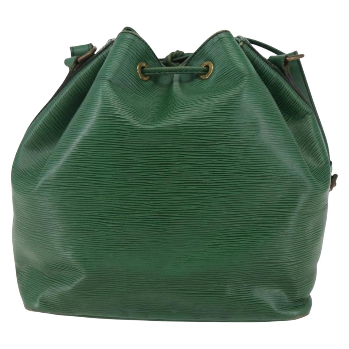 LOUIS VUITTON Epi Petit Noe Shoulder Bag Green M44104 LV Auth 143573