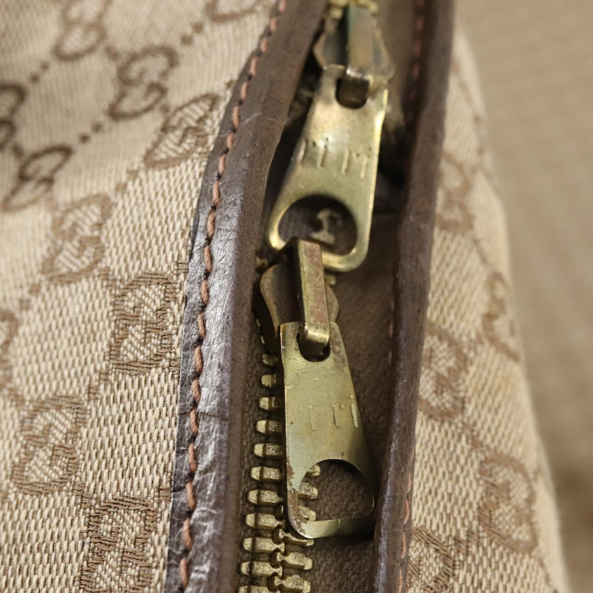 GUCCI GG Canvas Web Sherry Line Garment Cover Beige Red Green Auth 143581