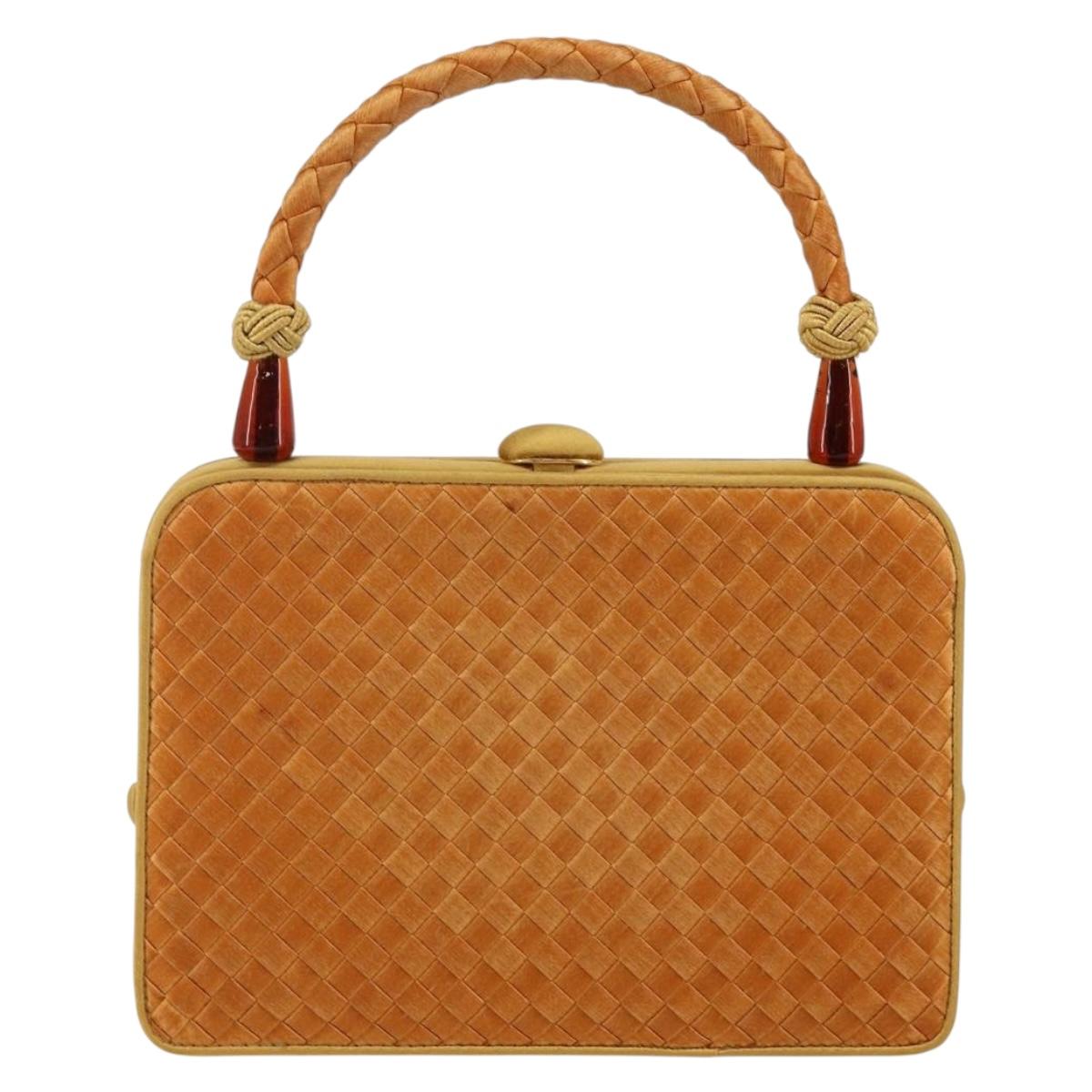 BOTTEGA VENETA INTRECCIATO Hand Bag Leather Brown Auth 143600V