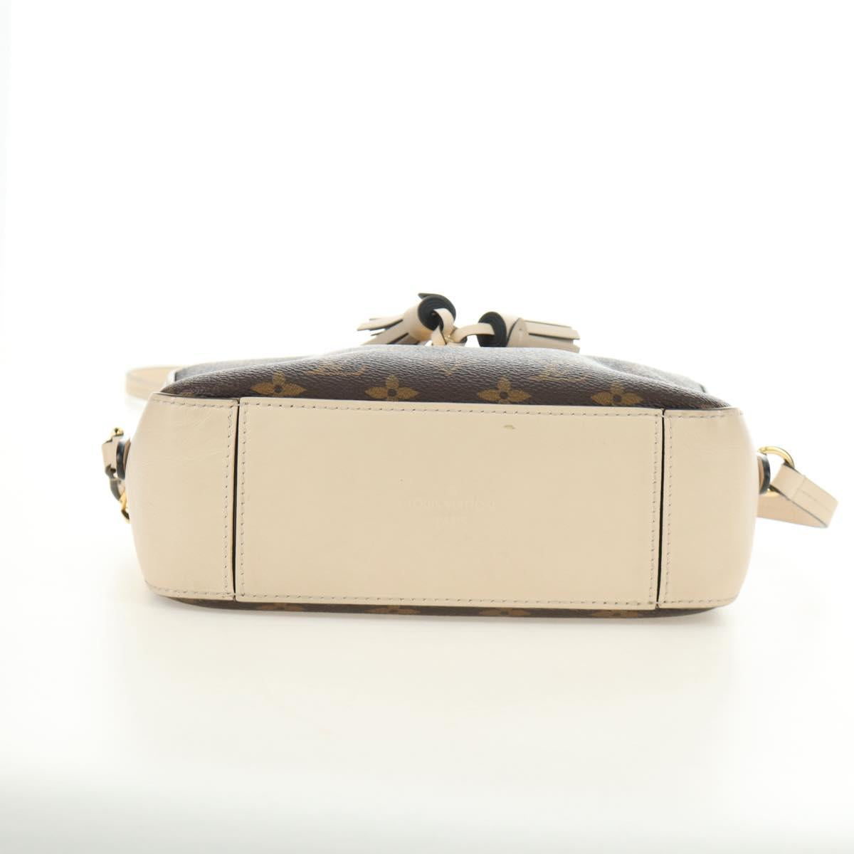 LOUIS VUITTON Monogram Saintonge Shoulder Bag White M43559 LV Auth 143616