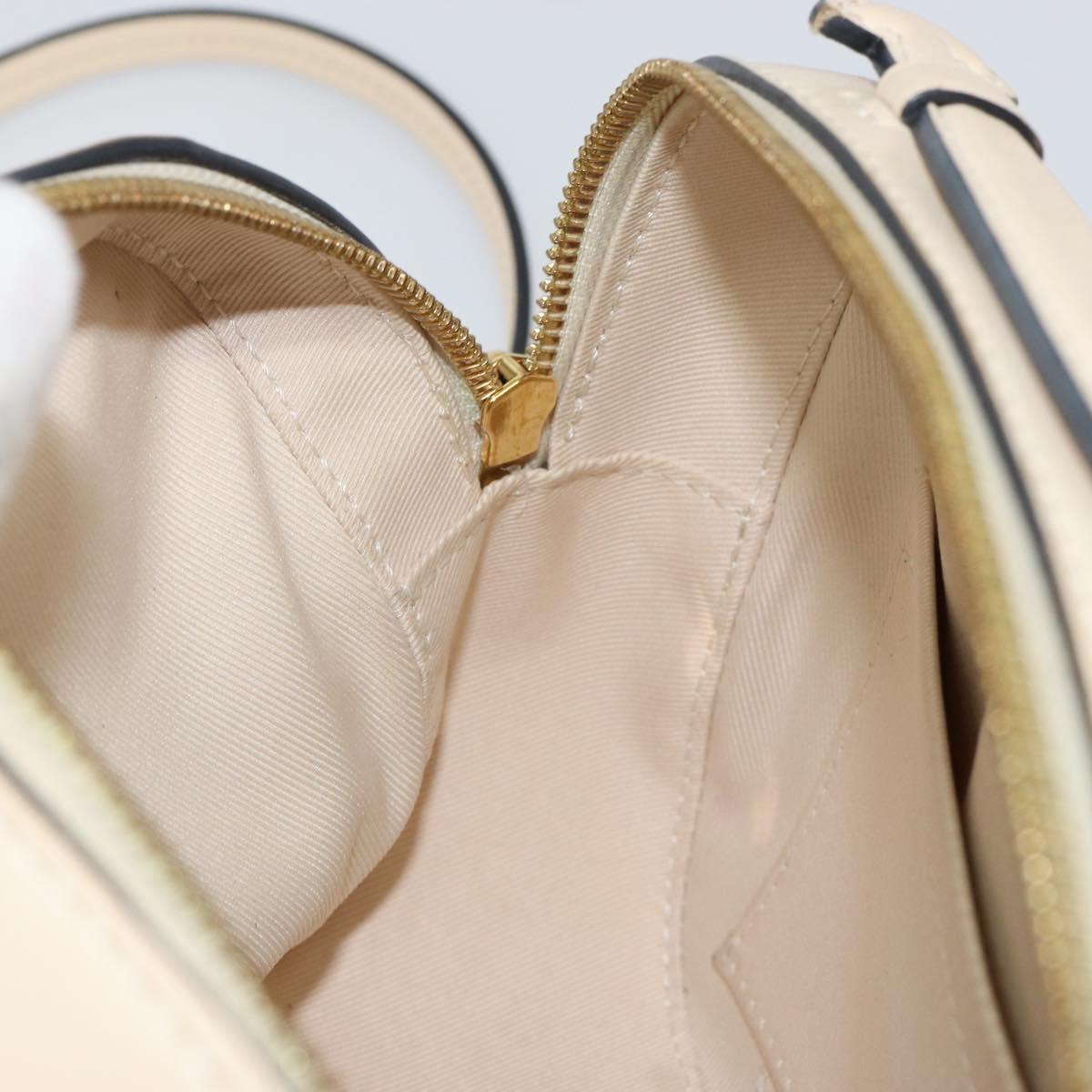 LOUIS VUITTON Monogram Saintonge Shoulder Bag White M43559 LV Auth 143616