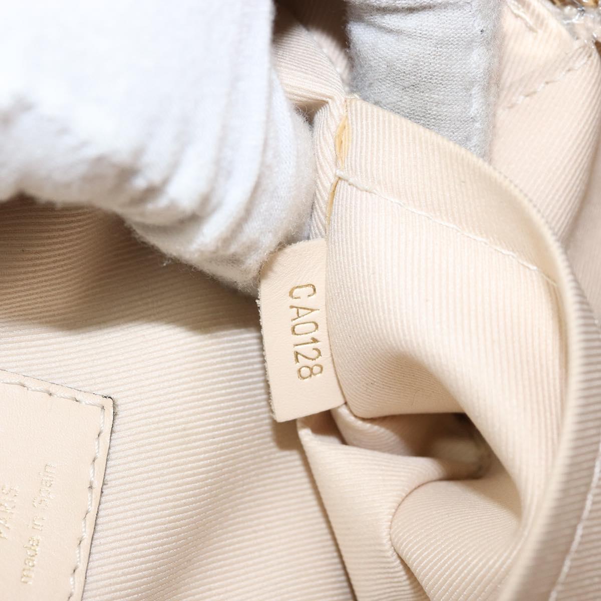 LOUIS VUITTON Monogram Saintonge Shoulder Bag White M43559 LV Auth 143616