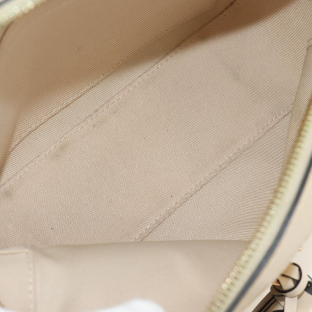 LOUIS VUITTON Monogram Saintonge Shoulder Bag White M43559 LV Auth 143616