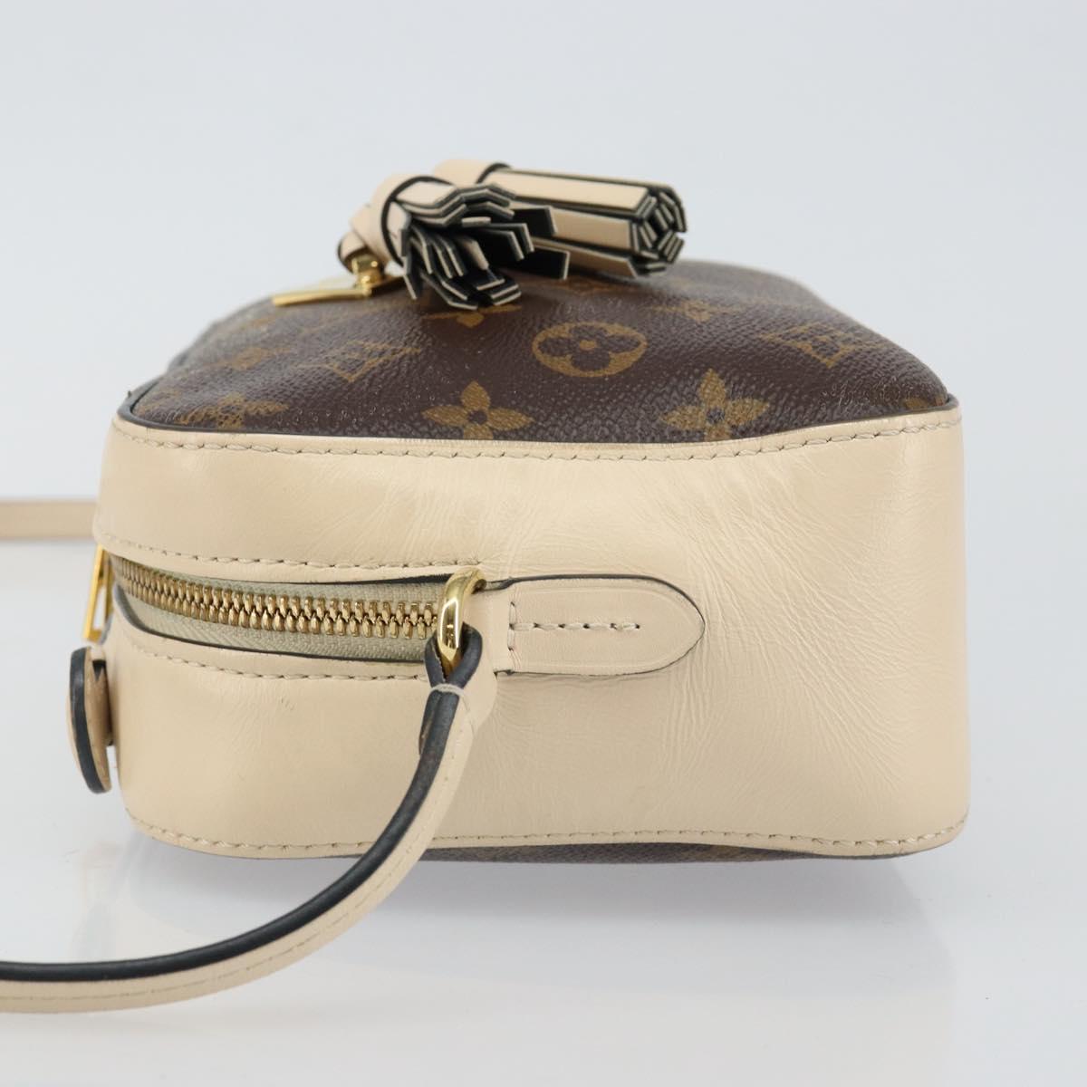 LOUIS VUITTON Monogram Saintonge Shoulder Bag White M43559 LV Auth 143616