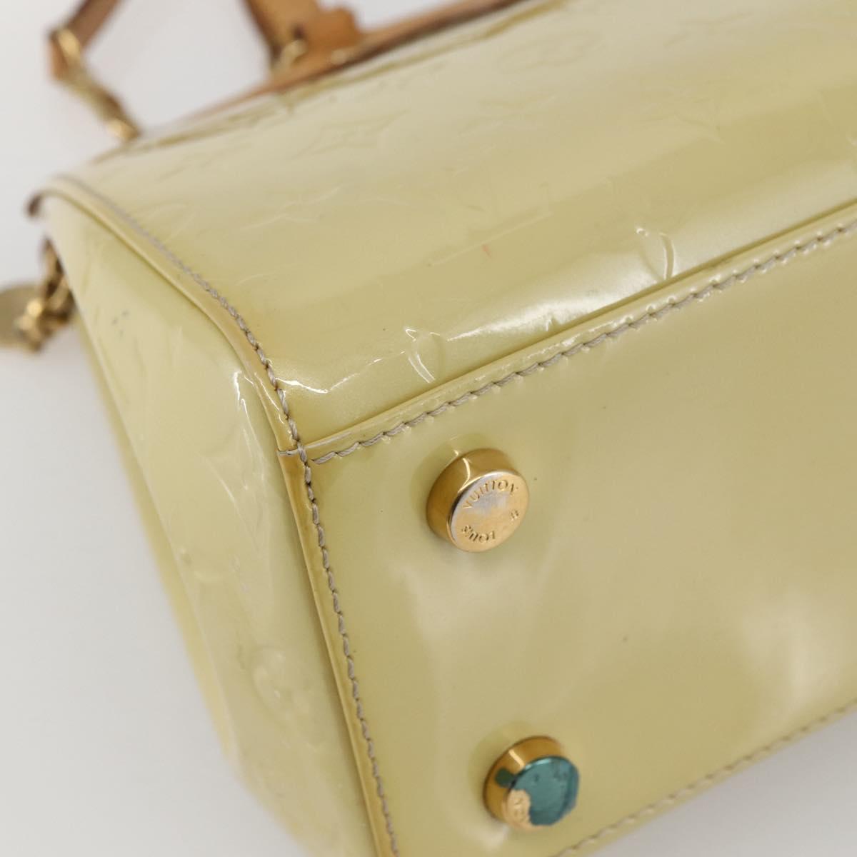 LOUIS VUITTON Monogram Vernis Blair MM Bag 2way Broncorail M91456 LV Auth 143617