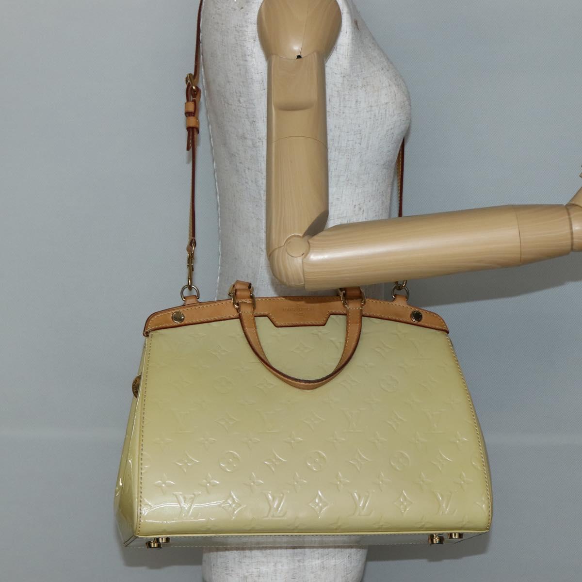LOUIS VUITTON Monogram Vernis Blair MM Bag 2way Broncorail M91456 LV Auth 143617