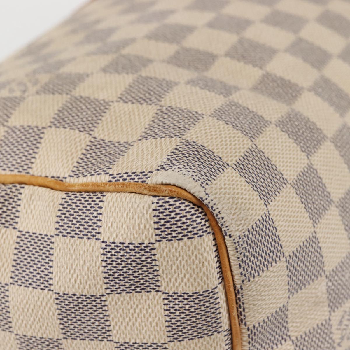 LOUIS VUITTON Damier Azur Speedy 25 Hand Bag N41534 LV Auth 143623