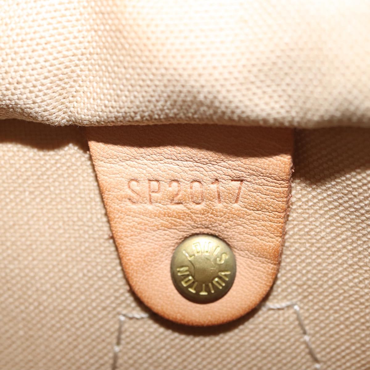 LOUIS VUITTON Damier Azur Speedy 25 Hand Bag N41534 LV Auth 143623