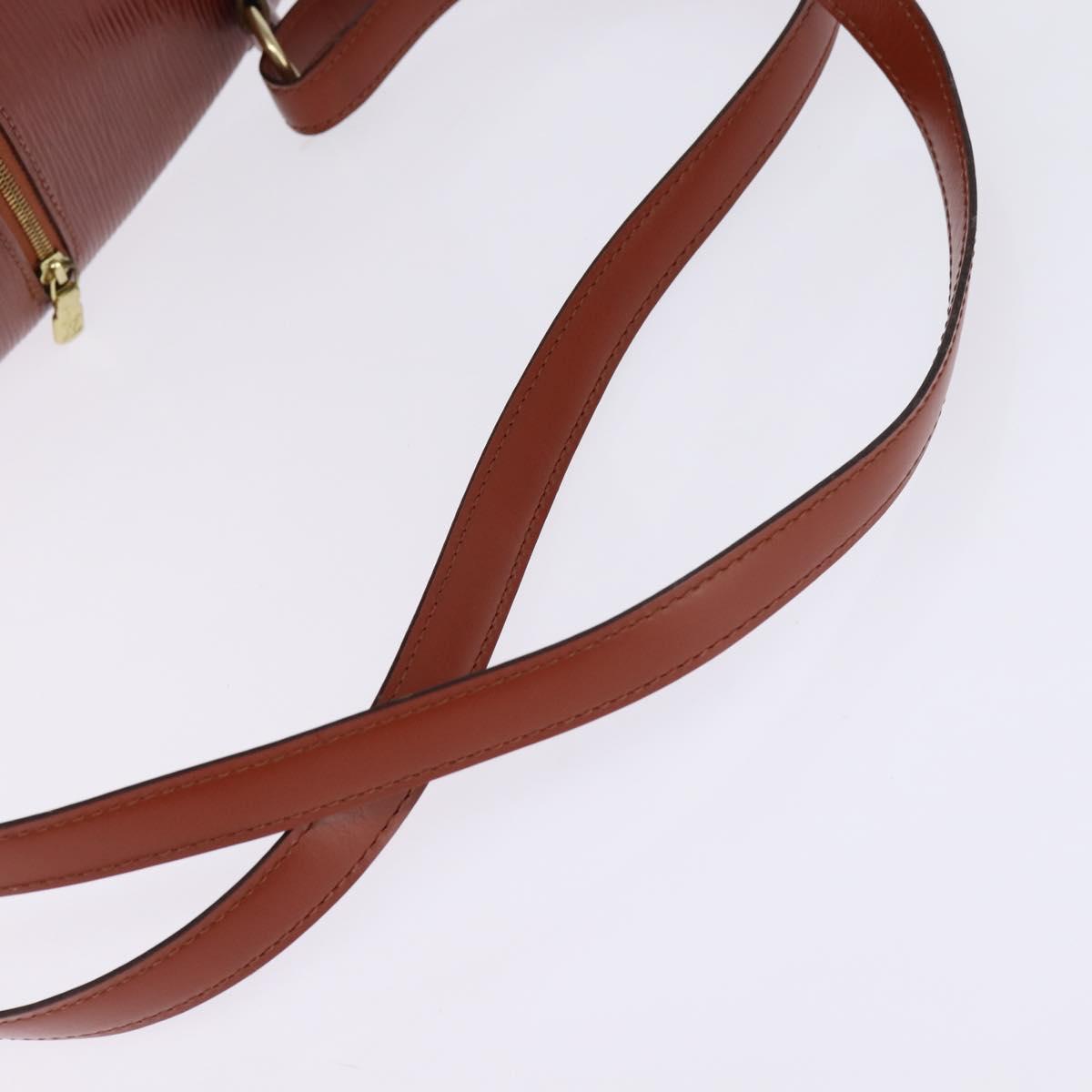 LOUIS VUITTON Epi Mabillon Backpack Brown M52233 LV Auth 143625