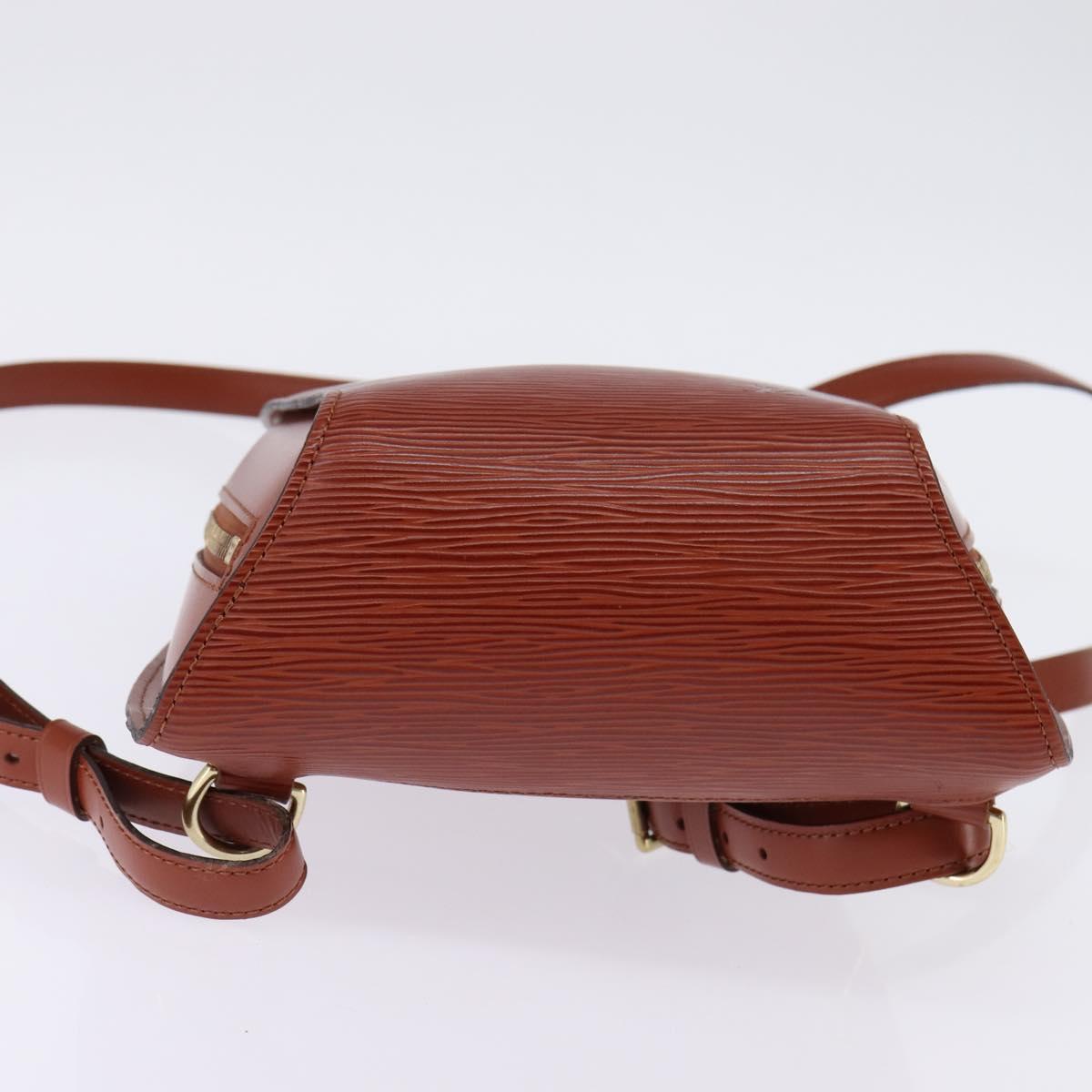 LOUIS VUITTON Epi Mabillon Backpack Brown M52233 LV Auth 143625