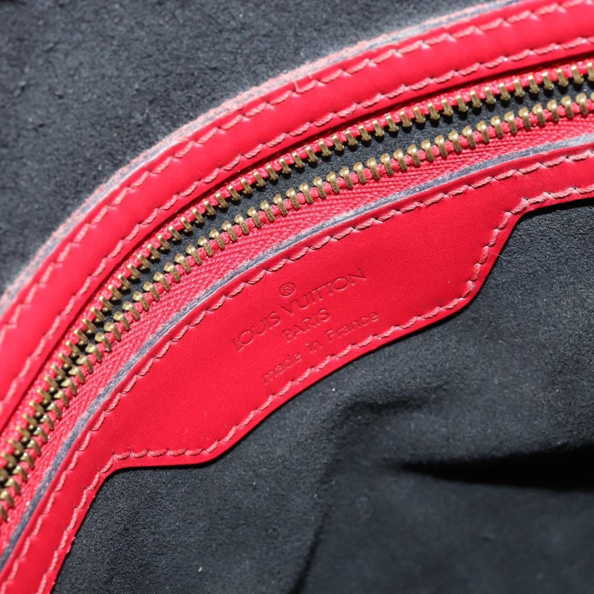 LOUIS VUITTON Epi Bucket PM Shoulder Bag Red M5899E LV Auth 143626