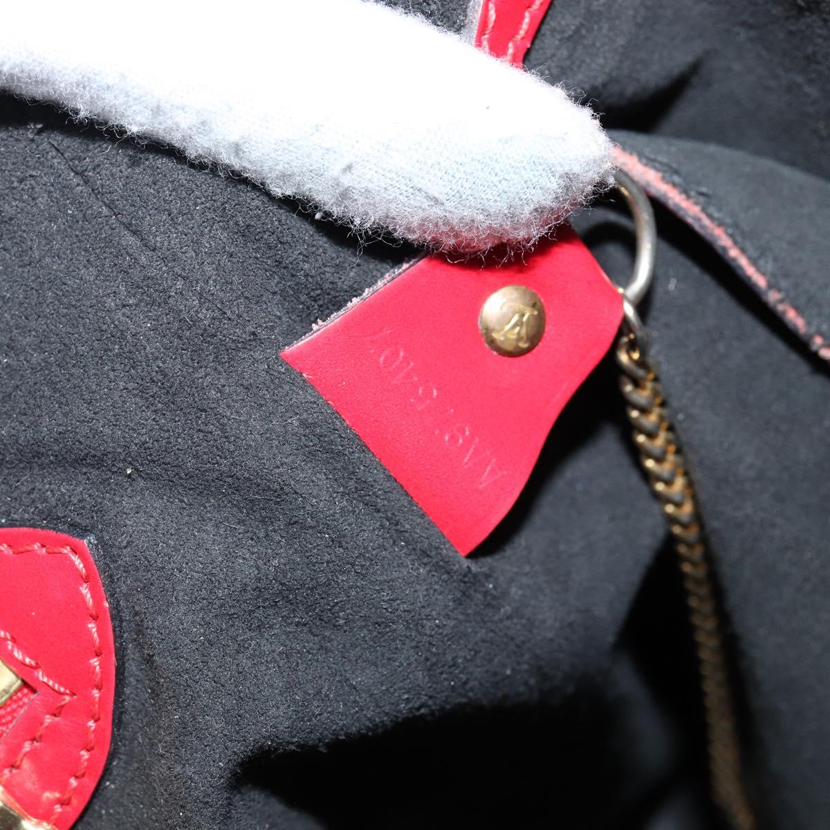 LOUIS VUITTON Epi Bucket PM Shoulder Bag Red M5899E LV Auth 143626