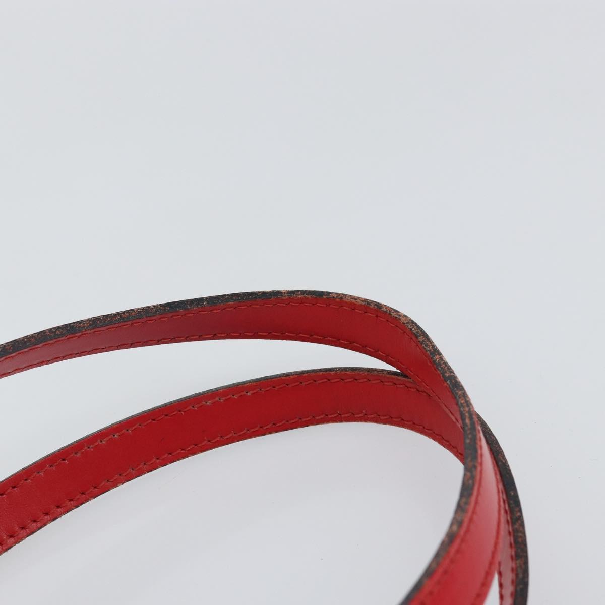 LOUIS VUITTON Epi Bucket PM Shoulder Bag Red M5899E LV Auth 143626