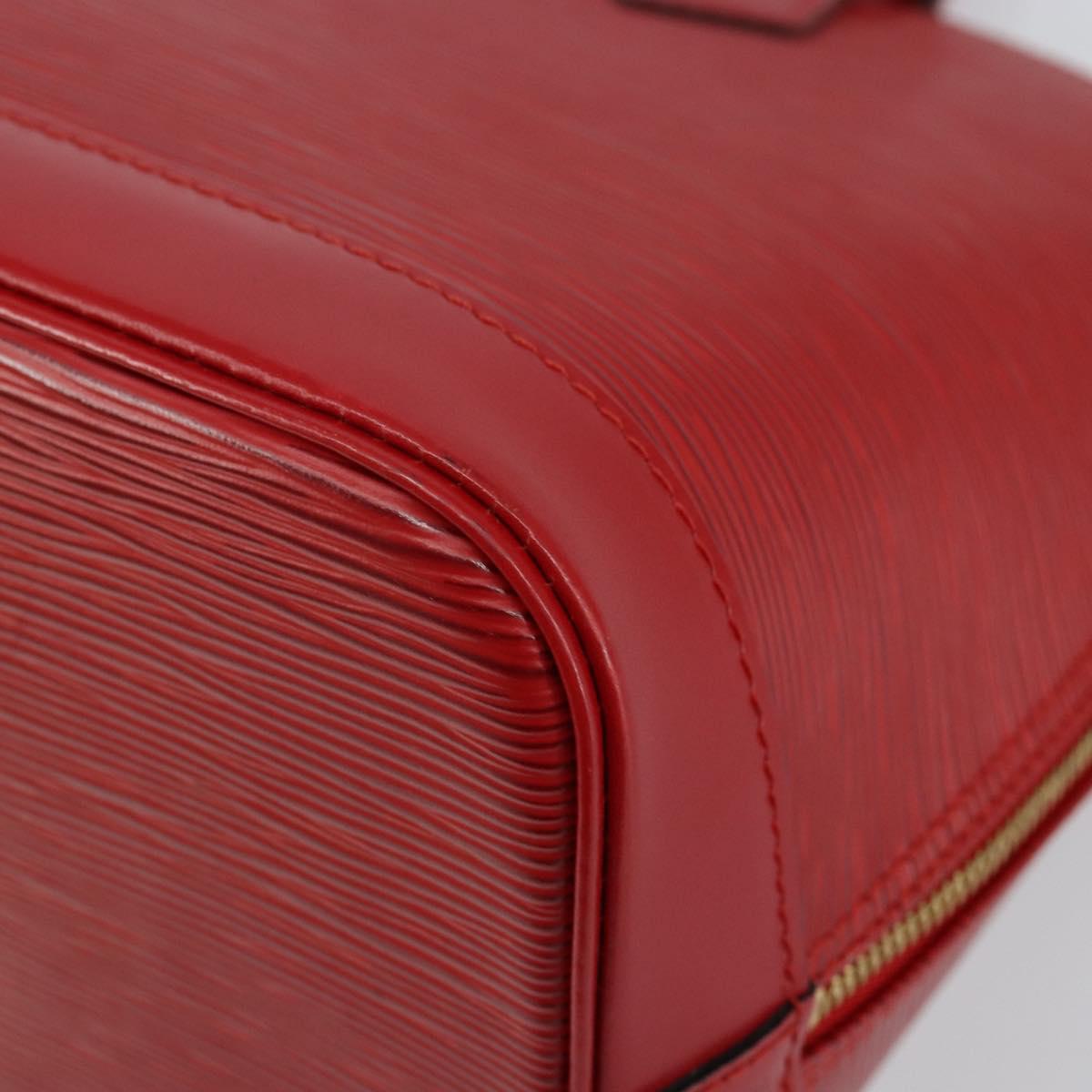 LOUIS VUITTON Epi Alma Hand Bag Castilian Red M52147 LV Auth 143628