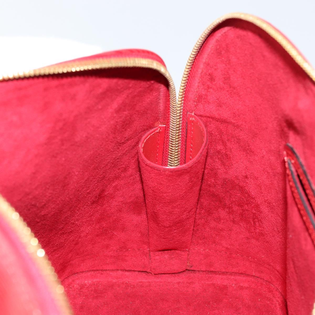 LOUIS VUITTON Epi Alma Hand Bag Castilian Red M52147 LV Auth 143628
