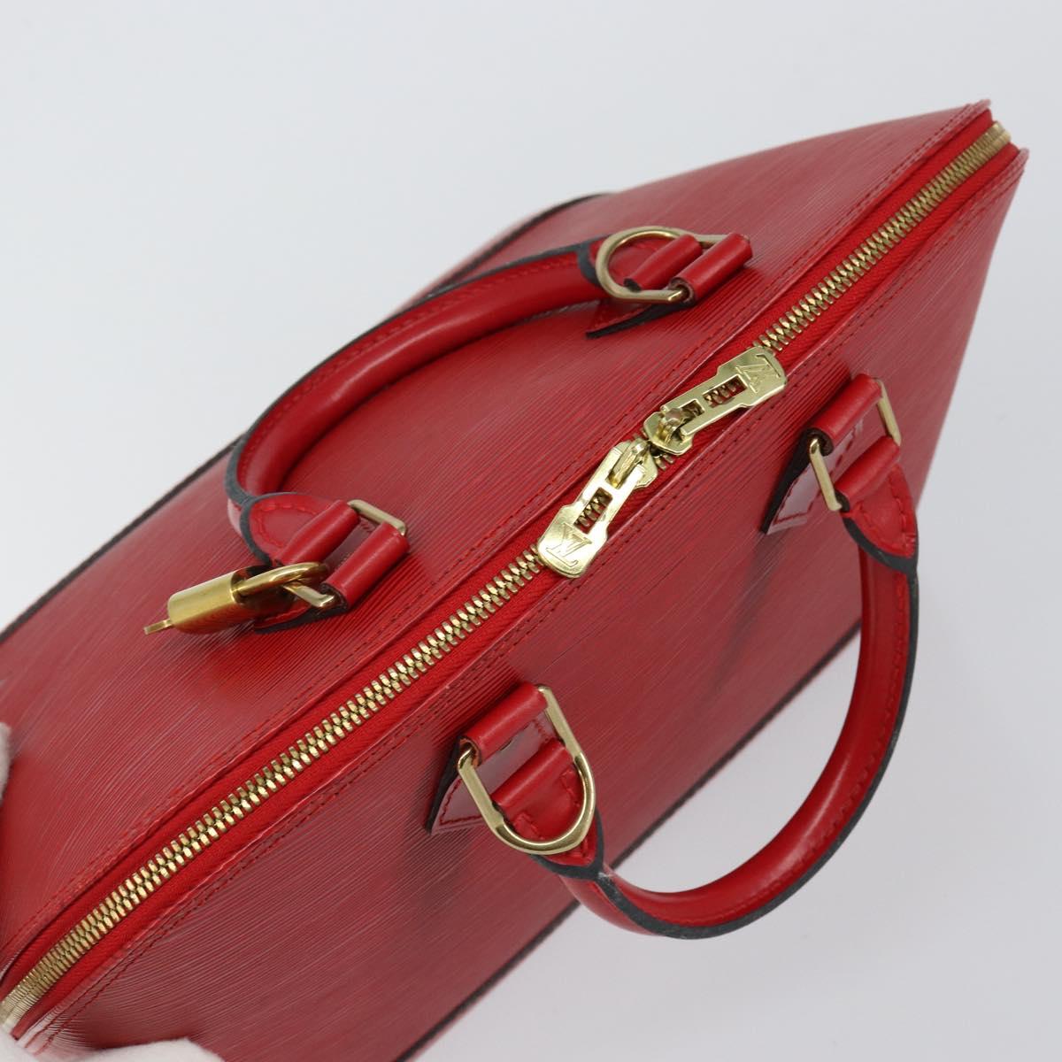 LOUIS VUITTON Epi Alma Hand Bag Castilian Red M52147 LV Auth 143628