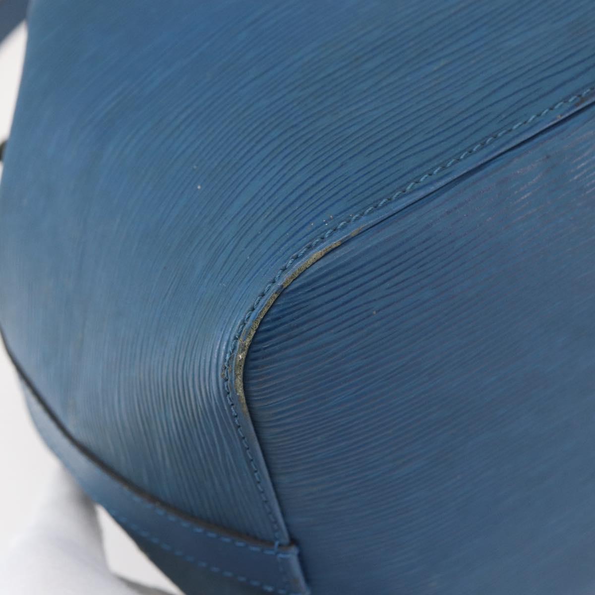 LOUIS VUITTON Epi Petit Noe Shoulder Bag Blue M44105 LV Auth 143629