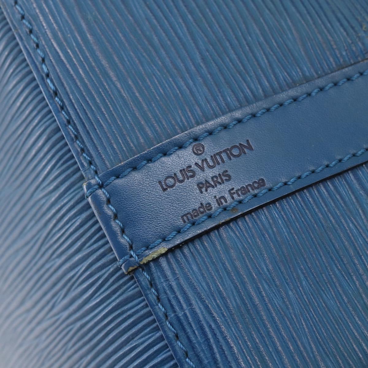 LOUIS VUITTON Epi Petit Noe Shoulder Bag Blue M44105 LV Auth 143629
