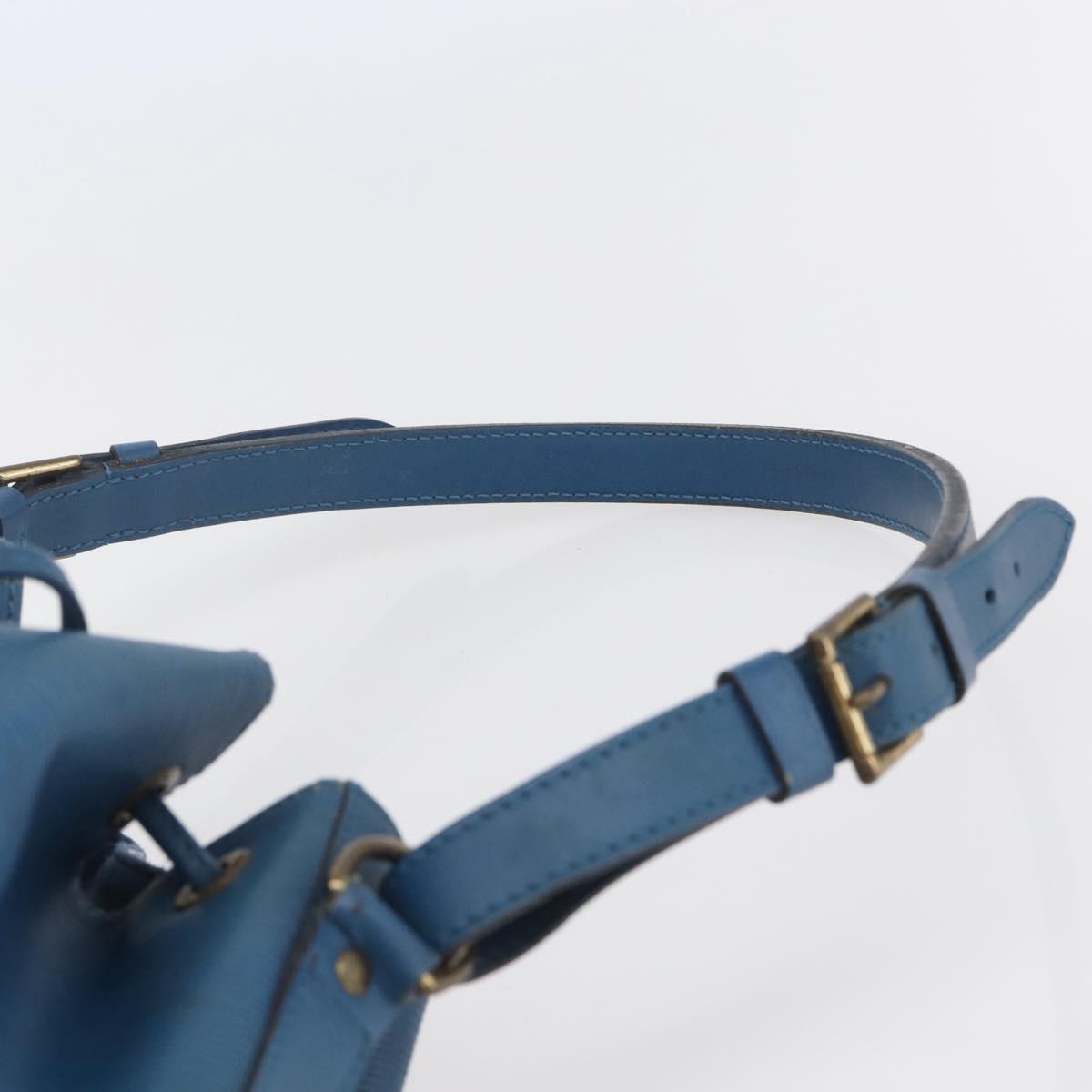 LOUIS VUITTON Epi Petit Noe Shoulder Bag Blue M44105 LV Auth 143629