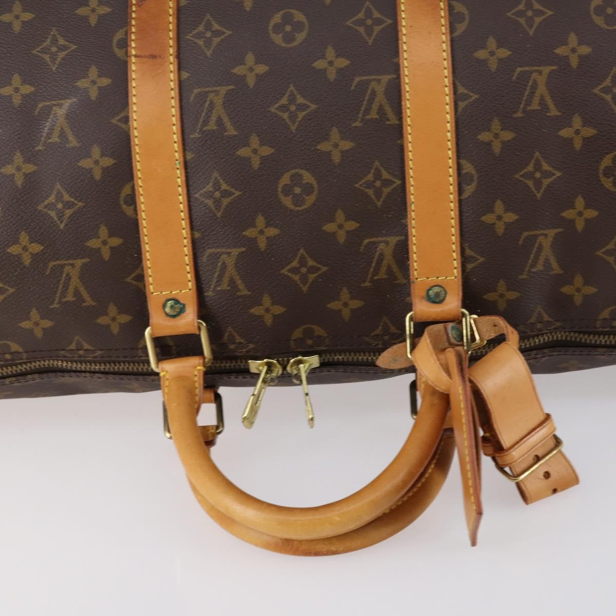 LOUIS VUITTON Monogram Keepall 50 Boston Bag M41426 LV Auth 143641