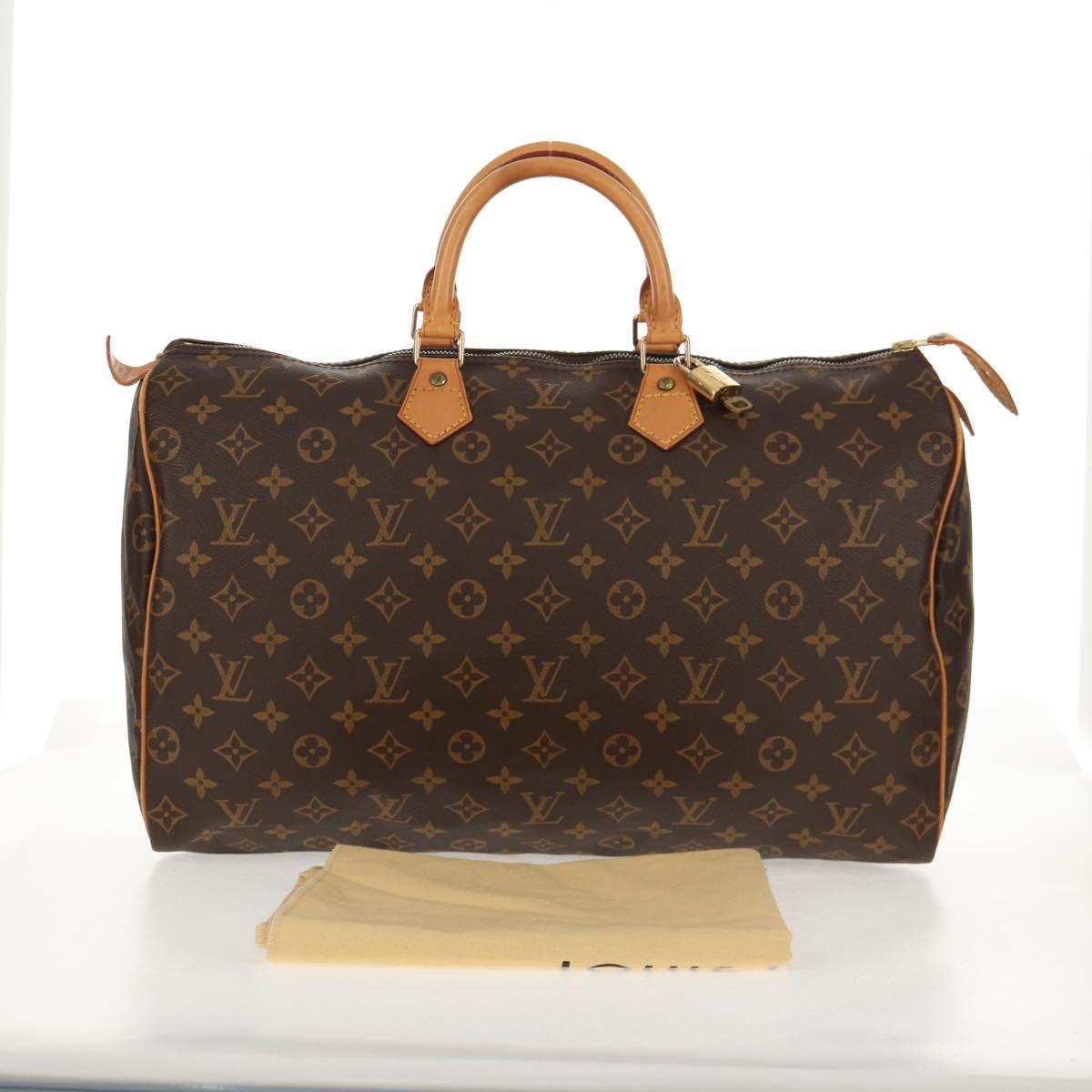 LOUIS VUITTON Monogram Speedy 40 Hand Bag M41522 LV Auth 143642V