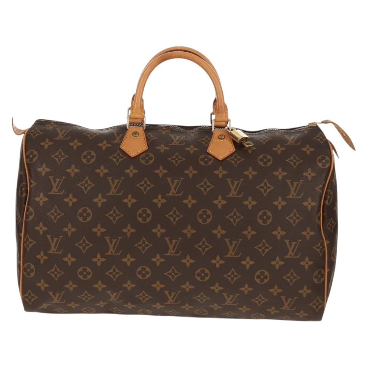LOUIS VUITTON Monogram Speedy 40 Hand Bag M41522 LV Auth 143642V
