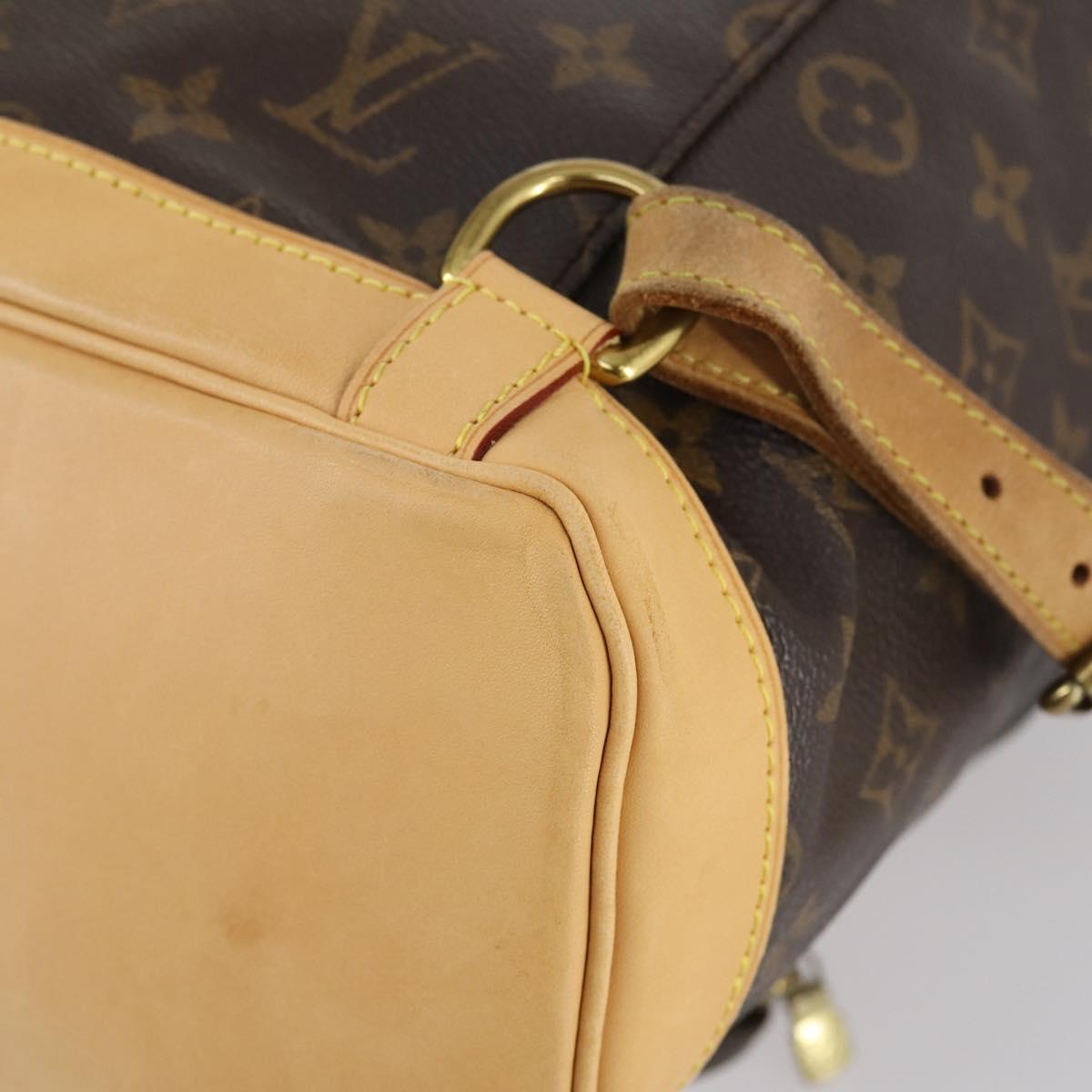 LOUIS VUITTON Monogram Montsouris GM Backpack M51135 LV Auth 143643