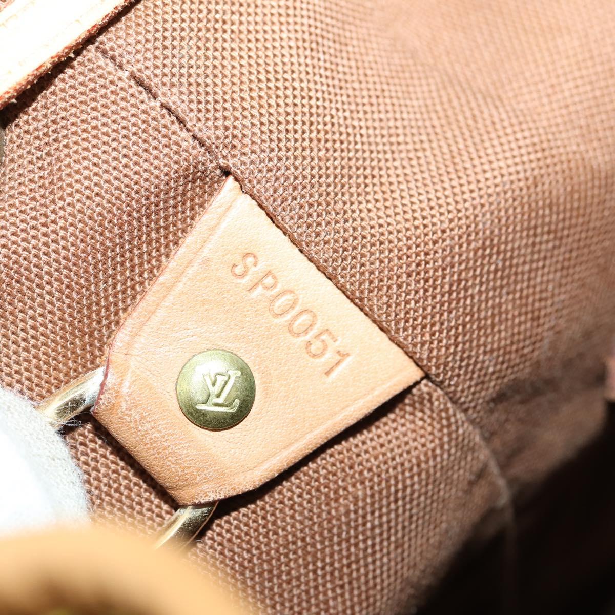 LOUIS VUITTON Monogram Montsouris GM Backpack M51135 LV Auth 143643