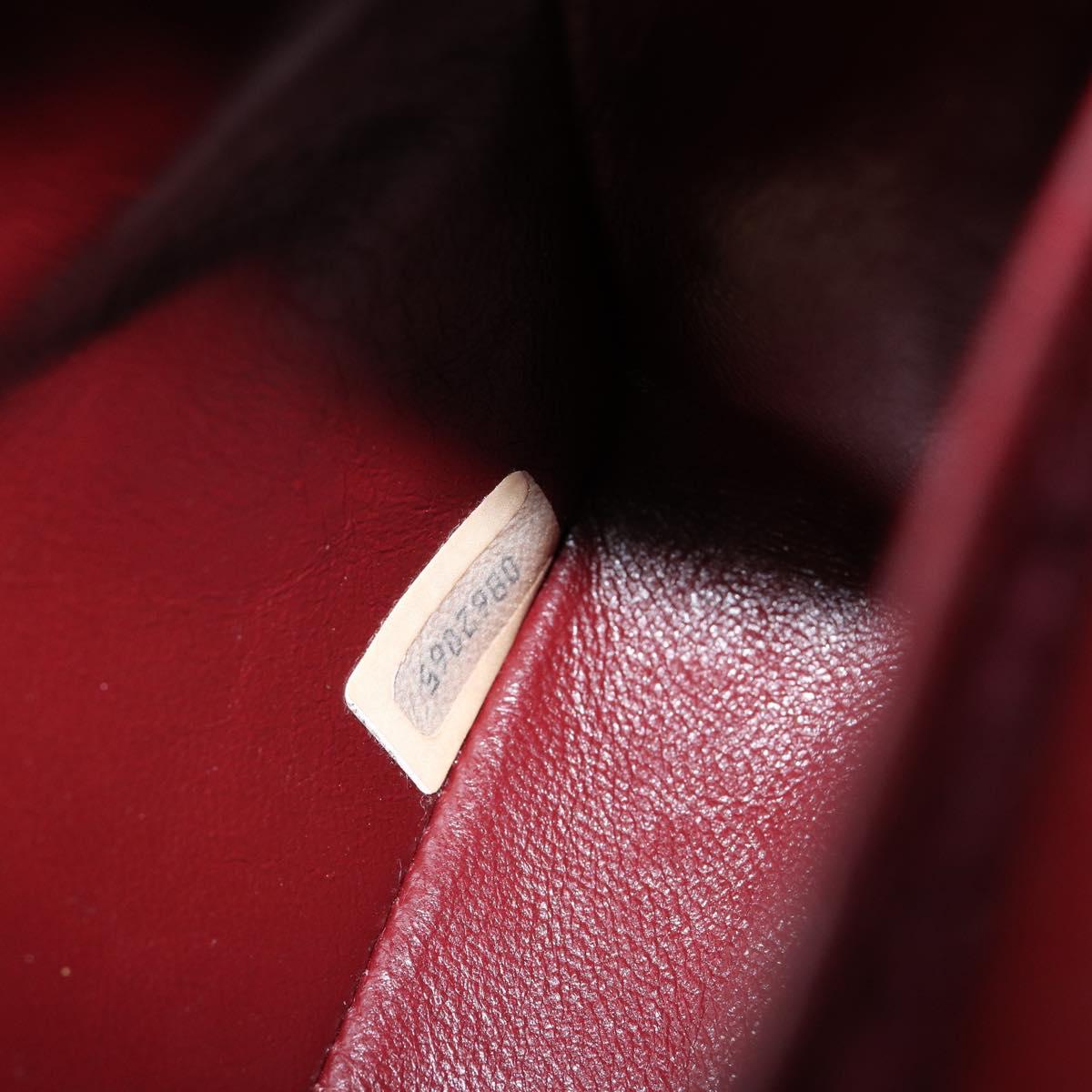 CHANEL Matelasse 23 Chain Shoulder Bag Lamb Skin Black Gold CC Auth 143662AV