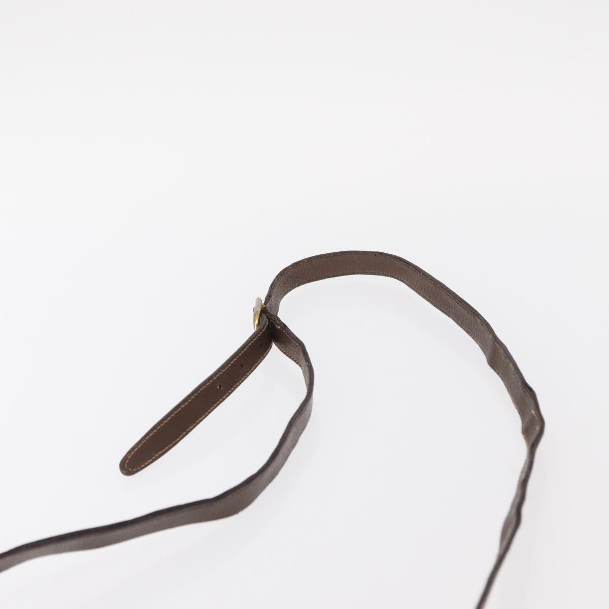 GUCCI GG Supreme Web Sherry Line Bag PVC Beige Gold 89 02 032 Auth 143664