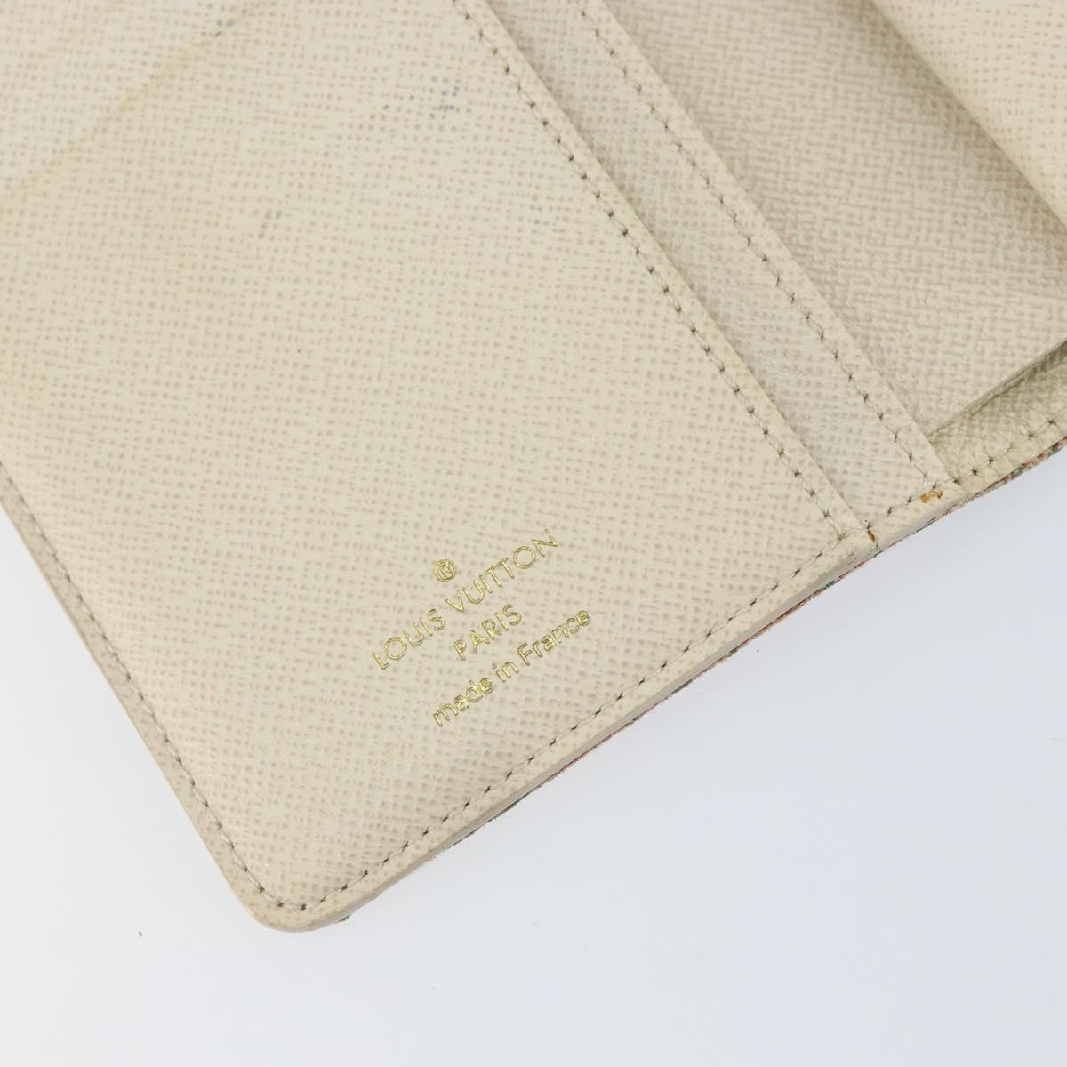 LOUIS VUITTON Mini Lin Croisette Portefeuille Viennois Pink M95658 Auth 143668