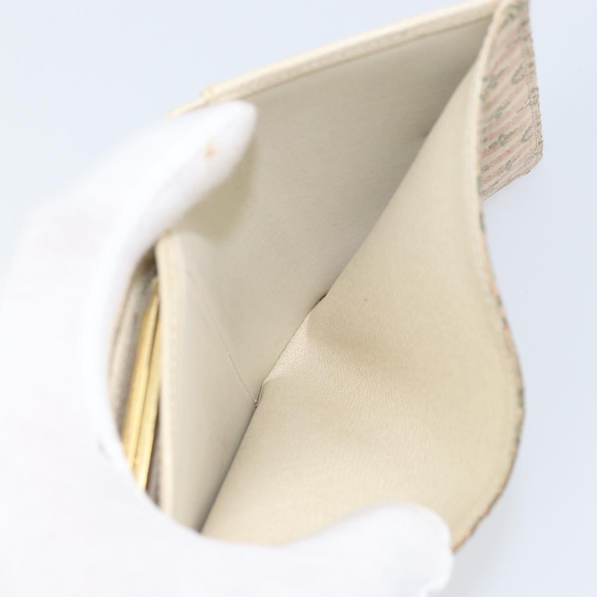 LOUIS VUITTON Mini Lin Croisette Portefeuille Viennois Pink M95658 Auth 143668