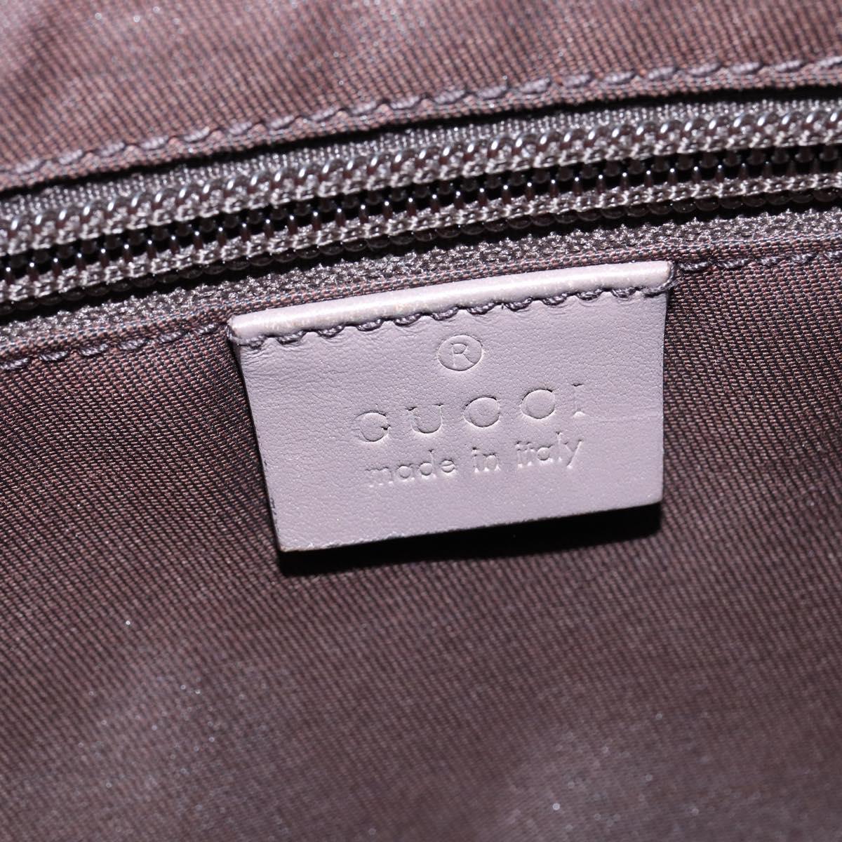 GUCCI GG Canvas Sherry Line Shoulder Bag Beige Gold 181092 Auth 143719