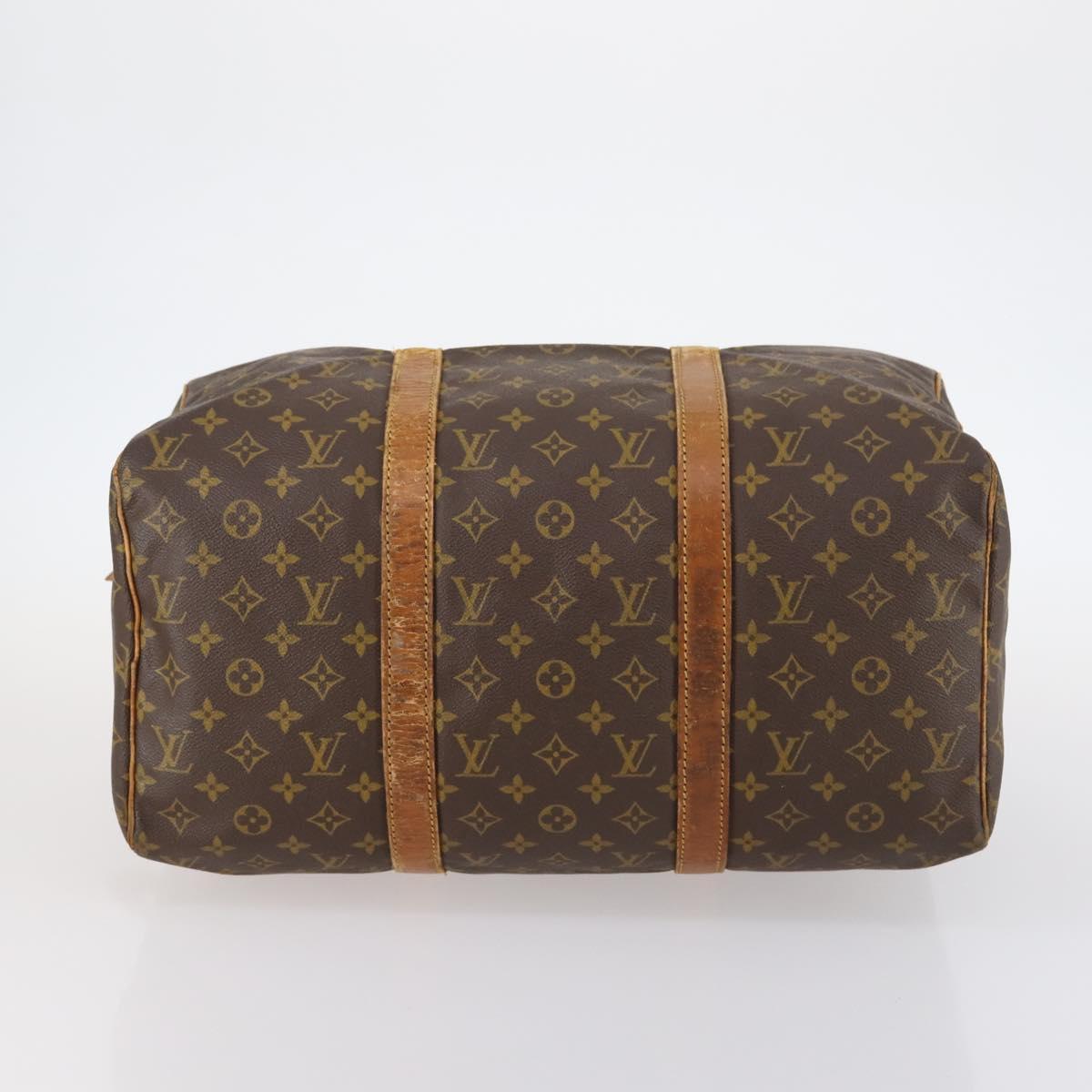 LOUIS VUITTON Monogram Sac Souple 45 Boston Bag Vintage M41624 LV Auth 143732