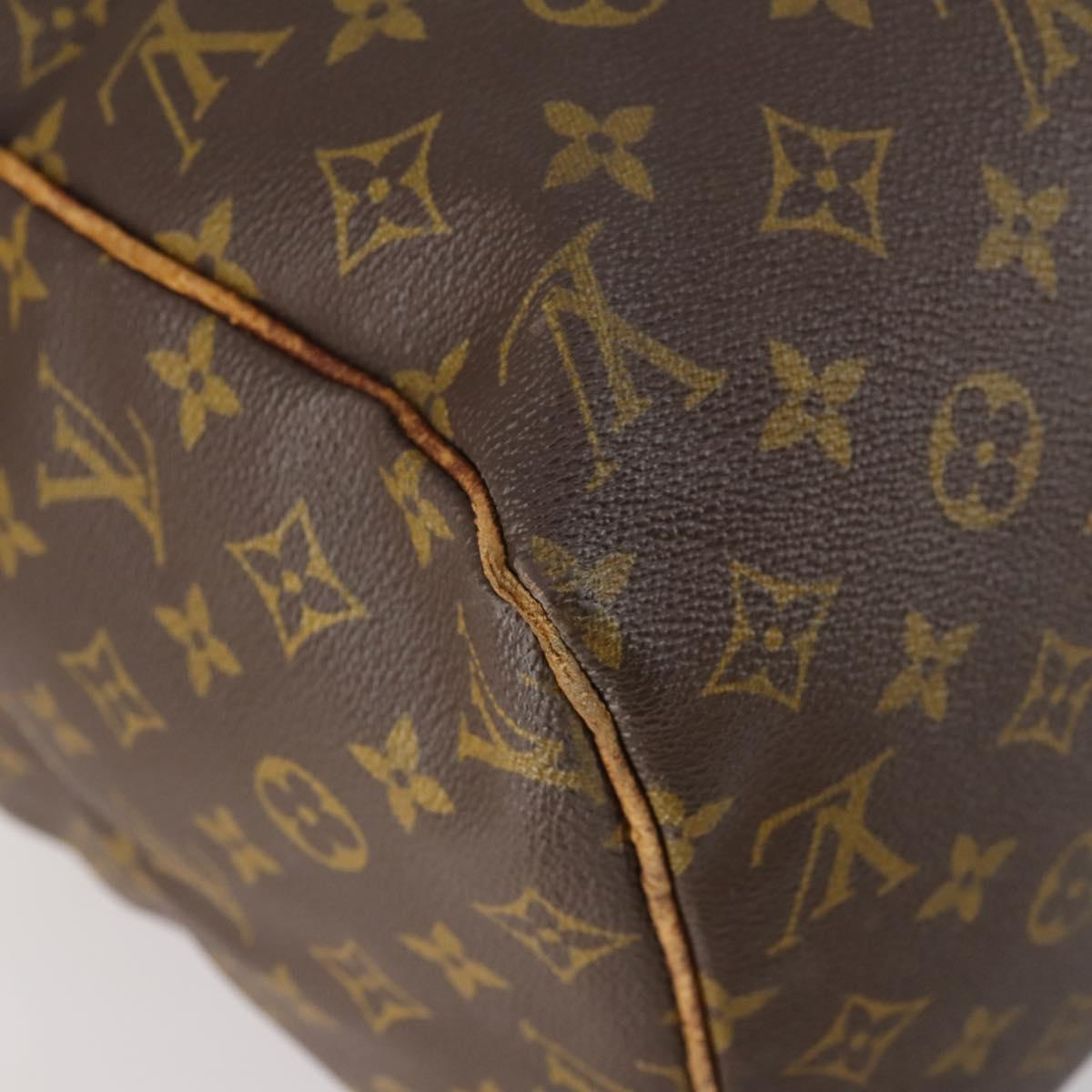 LOUIS VUITTON Monogram Sac Souple 45 Boston Bag Vintage M41624 LV Auth 143732