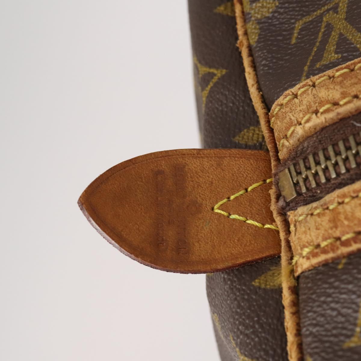 LOUIS VUITTON Monogram Sac Souple 45 Boston Bag Vintage M41624 LV Auth 143732