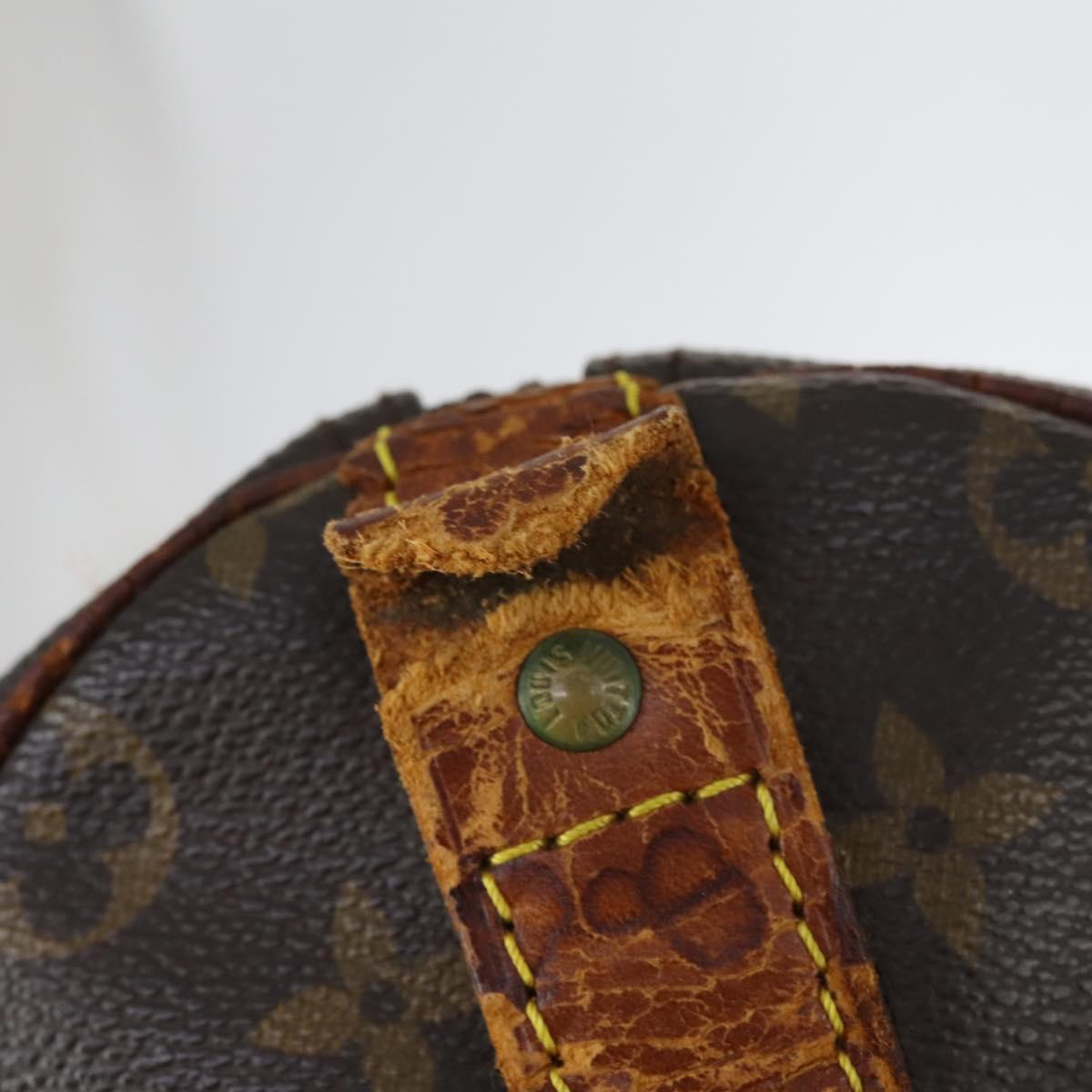 LOUIS VUITTON Monogram Keepall Bandouliere 50 Boston Bag M41416 LV Auth 143742