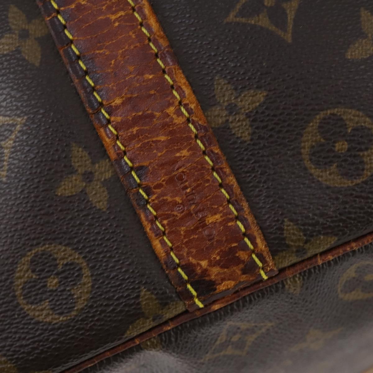 LOUIS VUITTON Monogram Keepall Bandouliere 50 Boston Bag M41416 LV Auth 143742