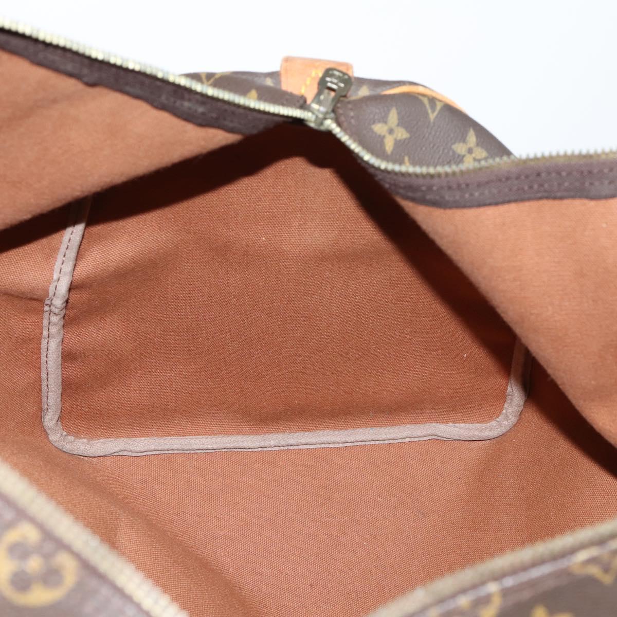 LOUIS VUITTON Monogram Keepall 55 Boston Bag M41424 LV Auth 143744