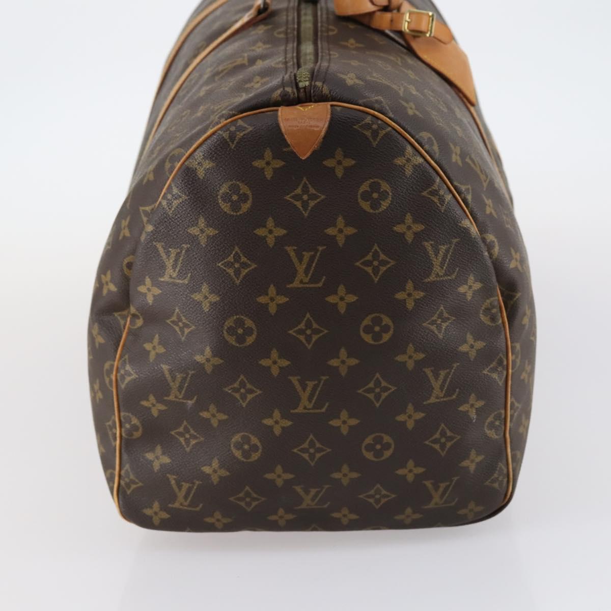 LOUIS VUITTON Monogram Keepall 55 Boston Bag M41424 LV Auth 143744