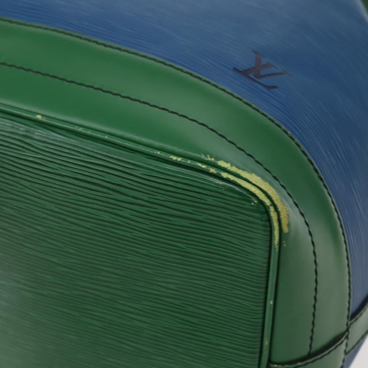 LOUIS VUITTON Epi Noe Shoulder Bag Bicolor Green Blue M44044 LV Auth 143746