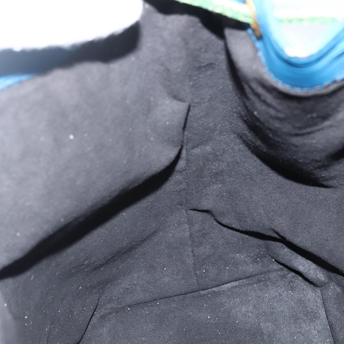 LOUIS VUITTON Epi Noe Shoulder Bag Bicolor Green Blue M44044 LV Auth 143746