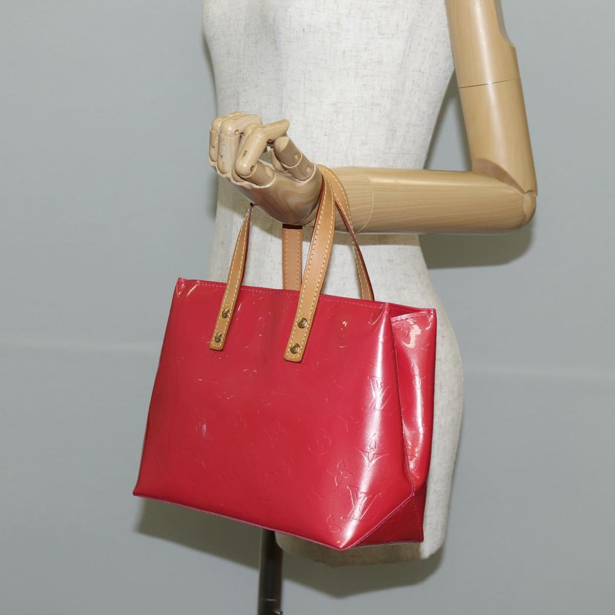 LOUIS VUITTON Monogram Vernis Reade PM Hand Bag Fran Boise M9132F Auth 143751V